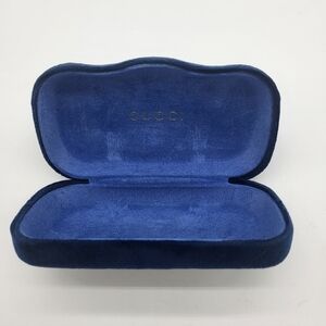 Gucci Blue Velvet Glasses Case